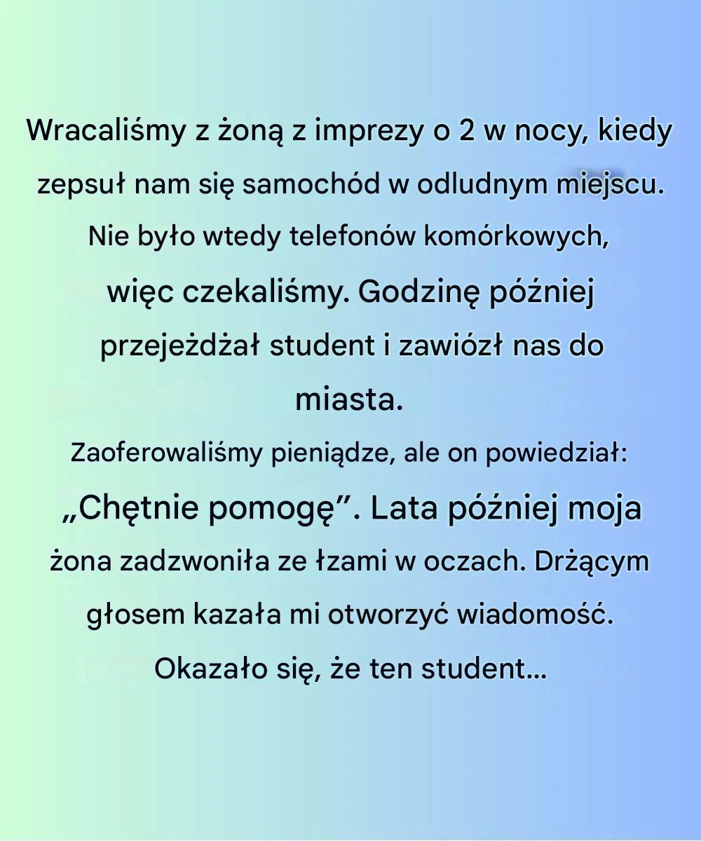 Jeden akt dobroci od nieznajomegoV