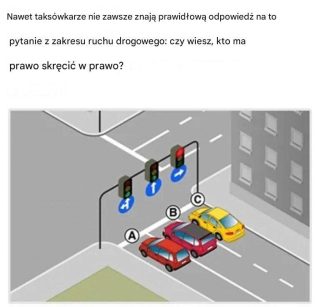 Nie musimy się martwić niczym, co robiliśmy wcześniej. Czy wiesz, kto może skręcić w prawo?