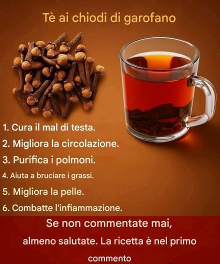 L'antico segreto nel tuo portaspezie: 18 modi comprovati in cui il tè ai chiodi di garofano trasforma la tua salute, il tuo metabolismo e la tua longevità