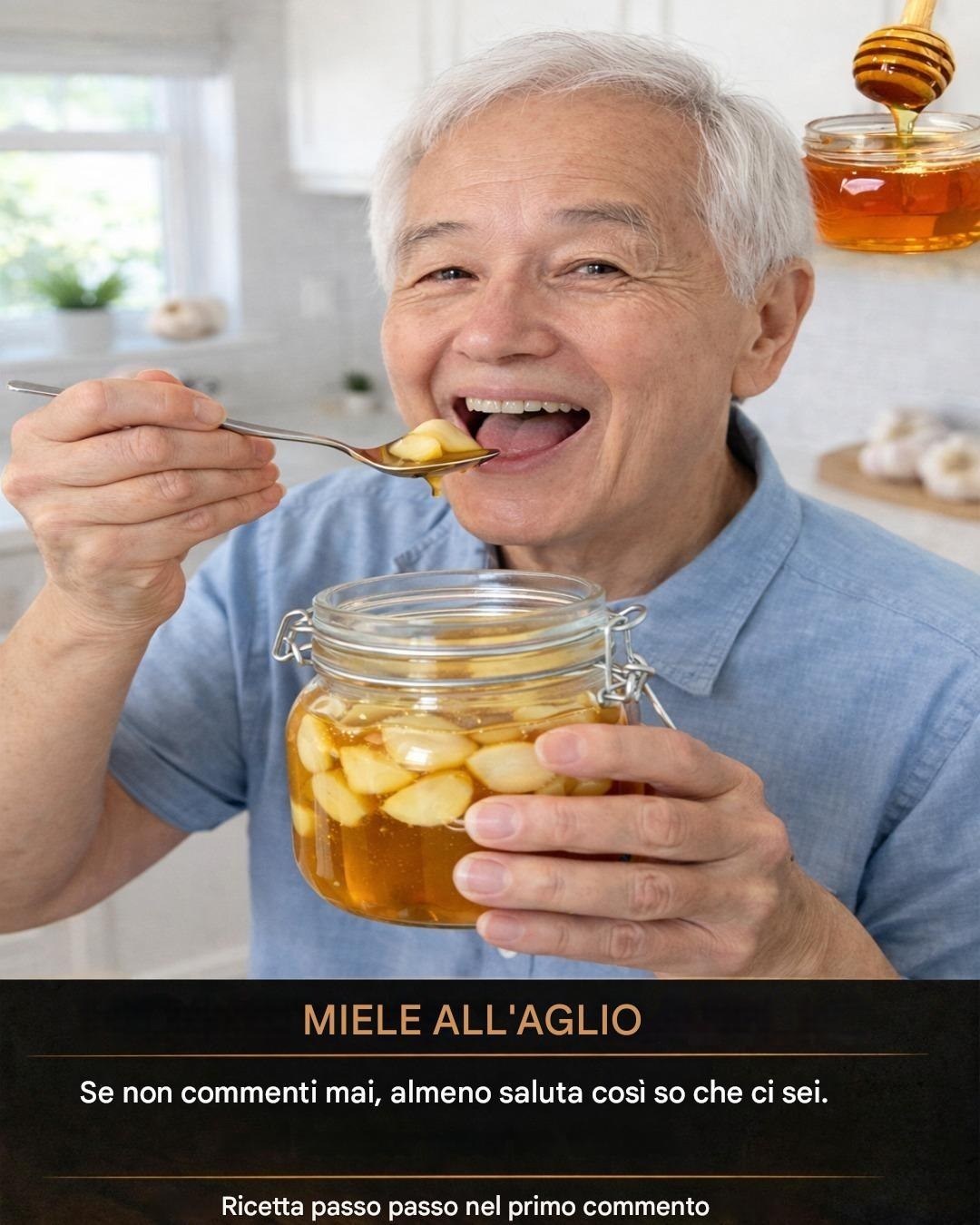 Mangia aglio e miele a stomaco vuoto per 7 giorni. Per continuare a ricevere le mie ricette, basta dire una cosa... Grazie!