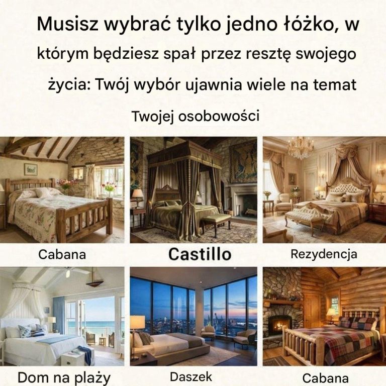 Wybierz pojedyncze łóżko, na którym będziesz spać przez resztę swojego życia: Twój wybór może powiedzieć więcej, niż sobie wyobrażasz