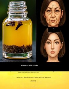 Tonik z wodą różaną, goździkami i siemieniem lnianym