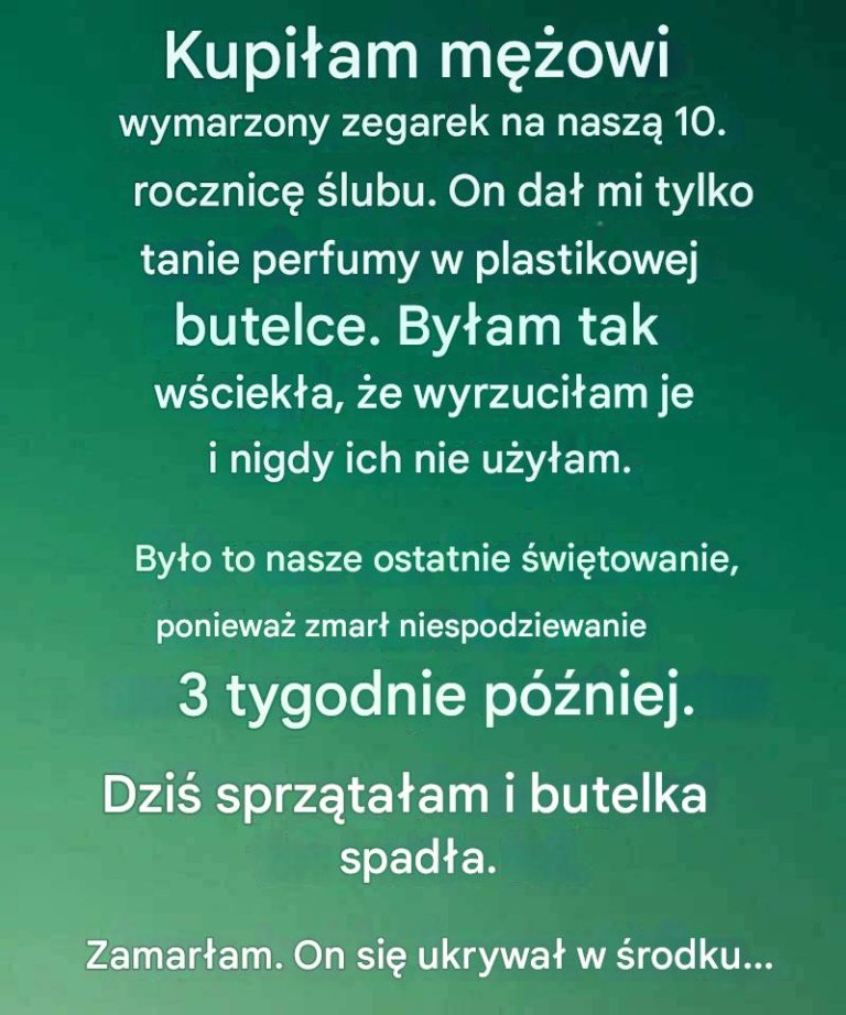 Myślałem, że go to nie obchodzi