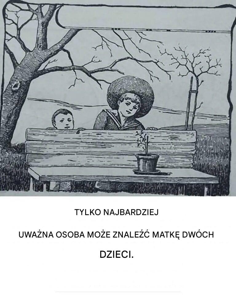 Ta stara iluzja myli mózg: znajdź matkę dwójki dzieci w 5 sekund.