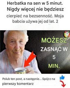 Herbata, która pomoże Ci zasnąć w 5 minut: naturalne rozwiązanie