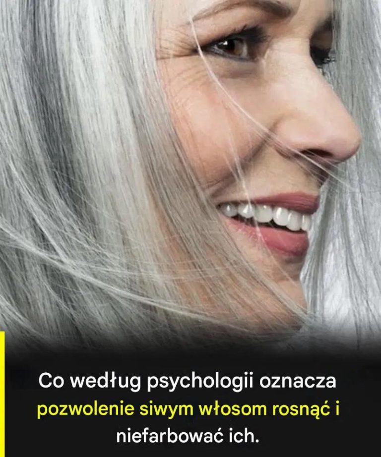 Co tak naprawdę mówi o Tobie fakt, że pozwoliłeś siwym włosom rosnąć