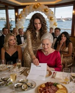 Teściowa zarezerwowała wystawne przyjęcie w mojej restauracji i wyszła, nie płacąc ani grosza. Przełknęłam stratę, żeby zachować spokój, ale kilka dni później wróciła z bogatymi przyjaciółmi, zachowując się, jakby to miejsce należało do niej. W środku kolacji wstała, uniosła kieliszek i oznajmiła całej sali, że praktycznie jest właścicielką restauracji, a ja jestem tylko służącym, który dla niej pracuje. Wszyscy śmiali się, jakby to był jakiś uroczy żart, a ja poczułam, że robi mi się zimno. Nie sprzeciwiłam się. Nie błagałam. Po prostu podeszłam, położyłam przed nią na stole starannie wydrukowany rachunek na 48 000 dolarów i uśmiechnęłam się. W sali zapadła cisza. Jej uśmiech zamarł, ręce zadrżały i wtedy zdała sobie sprawę, że właśnie upokorzyła niewłaściwą osobę. To, co stało się później, było czymś, czego nigdy by się nie spodziewała.  W chwili, gdy weszłam do Harbor & Hearth, mojej restauracji na nabrzeżu w Bostonie, wiedziałam, że coś jest nie tak.  Stoisko gospodarza było zasypane torbami z prezentami. Łuk z balonów – kremowo-złoto-różowy – otaczał wejście niczym na weselu. W prywatnej jadalni moja obsługa poruszała się jak pod wodą: tace z ostrygami, kieliszki do szampana, deski wędlin, brzoskwinie z brulee. W pomieszczeniu unosił się zapach cytrusów, oleju truflowego i stresu.  „Claire” – odciągnęła mnie na bok moja dyrektor generalna, Maya Patel. Jej twarz była ściągnięta. „Twoja teściowa znowu zarezerwowała salę. Powiedziała, że ​​ją zatwierdziłaś”.  Ściskało mnie w żołądku. „Evelyn?” – zapytałam. „Kiedy ona…”  „Dwa dni temu. Gwarantowała zapłatę. Powiedziała, że ​​»to z tobą załatwi«”.  Przełknęłam żar wzbierający mi w gardle. Evelyn Whitmore niczego nie „załatwiała”. Po prostu grała. Zbierała upominki jak trofea.  Znalazłam ją na środku sali, ubraną w perłowo-białą suknię, śmiejącą się zbyt głośno, jakby powietrze było jej winne uwagę. Jej przyjaciółki – kobiety w eleganckich sukienkach, mężczyźni w wyprasowanych marynarkach – trzymały nasze drinki jak rekwizyty.  „Kochanie!” zawołała na mój widok, machając, jakbym była pracownikiem. „Chodź, chodź. Musisz wszystkich poznać”.  Wymusiłam uśmiech. „Cześć, Evelyn. Nie wiedziałam, że organizujesz kolejne wydarzenie”.  „Och, nic takiego” – zaćwierkała. „Po prostu małe spotkanie. Wiesz, jak to jest”.  Wiem, jak to jest. Kilka dni wcześniej zorganizowała tu „rodzinną uroczystość” – bez umowy, bez zaliczki, bez płatności. Tylko obietnica, uścisk i szybkie wyjście, zanim ktokolwiek zdążył ją powstrzymać. Kiedyś zapłaciłam za to, bo mój mąż Ethan błagał mnie, żebym „nie robiła z tego afery”.  Dziś wieczorem lista gości była bogatsza. Głośniejsza. Okrutniejsza.  W połowie kolacji Evelyn stuknęła w kieliszek. Sala ucichła. Wstała i uśmiechnęła się, jakby ćwiczyła to przed lustrem.  „Po prostu uwielbiam tę restaurację” – powiedziała. „Praktycznie ją posiadam. A moja synowa…” – przechyliła głowę, a jej oczy błyszczały – „…jest tu tylko małą służącą, która dba o to, żeby wszystko było idealne”.  Śmiech. Kilka oklasków. Ktoś powiedział: „Gratulacje, Evelyn”.  Miałam lodowatą twarz. Coś w piersi pękło.  Wyszłam z pokoju, poszłam korytarzem do swojego biura i otworzyłam teczkę z wydarzeniami. Następnie wydrukowałam fakturę – za każdą przystawkę, każdą butelkę, każdą godzinę obsługi, każdy napiwek.  48 000 dolarów.  Wniosłam ją z powrotem i poczekałam, aż śmiech ucichnie.  Potem, w obecności jej bogatych przyjaciół, położyłam rachunek na stole obok kieliszka do szampana.  „Skoro praktycznie jesteś właścicielką tego miejsca” – powiedziałam spokojnie – „jestem pewna, że ​​nie będziesz miała nic przeciwko zapłaceniu tego, co jesteś winna”.  Uśmiech Evelyn zgasł.  Nie spodziewała się tego, co wydarzyło się później... Ciąg dalszy nastąpi w komentarzach 👇 Zobacz teraz