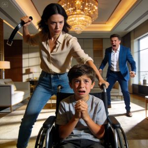 EL MILLONARIO SE ESCONDIÓ EN EL SÓTANO — DESCUBRIÓ POR QUÉ SU HIJO LISIADO GRITABA CADA MADRUGADA... El millonario Ricardo Salazar despertó a las 3 de la madrugada con el corazón latiendo tan fuerte que podía escucharlo en sus oídos. No fue el primer grito el que lo despertó, sino el segundo, ese que sonaba como si alguien estuviera siendo torturado en las profundidades de su propia casa. La mansión en Polanco, uno de los barrios más exclusivos de la Ciudad de México, estaba completamente a oscuras, excepto por la luz tenue que entraba por las ventanas del piso de mármol italiano que brillaba como espejo bajo la luna. Ricardo se incorporó lentamente en la cama King Sis tratando de no despertar a su esposa Valeria, que dormía a su lado con una tranquilidad que a él le parecía imposible en ese momento. El grito volvió a escucharse más débil esta vez, como si viniera de muy lejos, como si alguien estuviera gritando desde el fondo de un pozo. Ricardo sintió que la piel se le erizaba. Conocía ese grito. Era la voz de su hijo Miguel, su único hijo, el niño de 12 años, que había quedado en silla de ruedas después de un accidente automovilístico hacía 3 años. El mismo accidente que había matado a su madre, a Elena, la mujer que Ricardo había amado durante 15 años y cuya muerte lo había destrozado de una manera que jamás pensó que fuera posible. Valeria se movió a su lado, abriendo los ojos lentamente. Era hermosa, incluso en la oscuridad, con su cabello negro largo cayendo sobre la almohada de seda, su piel perfecta, sin una sola arruga a pesar de sus 35 años. Se había casado con ella hace apenas 8 meses después de 2 años de estar viudo, dos años de soledad absoluta en los que Miguel se había vuelto cada vez más callado, más retraído, más distante. Valeria había llegado a su vida como un remolino de luz, de alegría, de promesas de un futuro mejor. La había conocido en una cena de negocios. Ella era la directora de relaciones públicas de una empresa competidora, inteligente, sofisticada, con esa sonrisa que iluminaba cualquier habitación. Le había dicho que amaba a Miguel, que quería ser una madre para él, que juntos formarían una familia de nuevo. Y Ricardo, desesperado por creer que podía ser feliz otra vez, le había creído cada palabra. ¿Qué pasa? Valeria murmuró con voz adormilada. ¿Escuchaste eso? Ricardo preguntó en voz baja, mirando hacia el techo, como si pudiera ver a través de las paredes hasta el origen de ese sonido horrible. Escuchar que Valeria bostezó estirándose lánguidamente ese grito. Miguel, creo que viene del sótano. Valeria suspiró con ese tono de cansancio que Ricardo había empezado a escuchar cada vez con más frecuencia en las últimas semanas. Mi amor, ya hablamos de esto. Es el viento. Esta casa tiene casi 100 años. Las tuberías viejas hacen ruidos extraños por la noche, los ductos de ventilación. No es Miguel. Miguel está en su habitación dormido. Pero sonaba exactamente como... Ricardo empezó a decir, pero Valeria puso su mano suave sobre su pecho, empujándolo gentilmente de vuelta a la cama. Estás estresado, cariño. Has estado trabajando demasiado. Esa fusión con la empresa de Monterrey te tiene agotado. Necesitas descansar. Además, fui a revisar a Miguel hace dos horas. Estaba profundamente dormido. Todo está bien. Ricardo quiso creerle. SI TE INTERESA EL ARTÍCULO, POR FAVOR DALE “ME GUSTA” Y COMPARTE ESTA HISTORIA, Y PULSA “SÍ” SI QUIERES LEER LA HISTORIA COMPLETA. GRACIAS.👇 See less