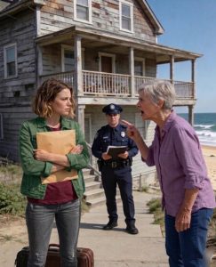 Macocha zadzwoniła i powiedziała: „Masz zakaz wstępu do rodzinnego domu na plaży. Wymieniłam wszystkie zamki”. Brzmiała niemal zachwycona. Odpowiedziałam po prostu: „Dzięki za informację”. Nie wiedziała, że ​​moja mama, zanim zmarła, przekazała dom w prywatne ręce, na moje nazwisko.  Pierwszą rzeczą, która przykuła moją uwagę, był zachód słońca odbijający się w szybie mojego mieszkania.  To był jeden z tych wyczerpujących dni, kiedy miasto zdawało się mnie wykańczać kawałek po kawałku. Mój laptop stał otwarty na kuchennym blacie, a niedokończony e-mail wpatrywał się we mnie niczym oskarżenie. Stałam przy oknie z telefonem przy uchu, obserwując ostre kontury wieżowców przecinające niebo usiane pomarańczowymi i różowymi smugami.  Wtedy ciszę przeciął głos, którego najbardziej się obawiałam.  „Masz zakaz wstępu do rodzinnego domu na plaży na zawsze”.  Słowa Diany przeszyły telefon niczym smagnięcie biczem. Zacisnęłam dłoń na urządzeniu.  „Co?”  „Kazałam wymienić wszystkie zamki” – kontynuowała powoli, delektując się chwilą. Wyobrażałam sobie, jak jej lakierowane paznokcie z samozadowoleniem stukają o kuchenną wyspę. „Nawet nie myśl o przyjściu. Tak się dzieje, kiedy psujesz przyjęcie z okazji ukończenia szkoły przez Madeline”.  Spojrzałam w swoje odbicie w oknie. Moje ciemne włosy były spięte w niedbały kok, a luźny sweter zwisał mi z ramienia. W oczach malowały się znajome cienie po nieprzespanych nocach. Daleko w dole ryczał klakson. Gdzieś w górze przecinał niebo samolot.  „Na przyjęciu” – powiedziałam powoli, ciekawa, jak daleko się posunie – „na tym, na które mnie nigdy nie zaprosiłaś?”  Pryknęła.  „Na tym samym przyjęciu, na którym powiedziałaś wszystkim, że jestem zbyt zajęta, żeby przyjść na uroczystość mojej przyrodniej siostry?”  Mój głos brzmiał spokojnie. Lata nauczyły mnie, że okazywanie emocji w obecności Diany jest jak karmienie drapieżnika.  Zaśmiała się szorstko. „Przestań udawać, Rebecco. Wszyscy wiedzą, że zazdrościsz Madeline. A teraz już nigdy nie postawisz stopy w tym domku na plaży”.  Zazdrość. Jej ulubione oskarżenie od dnia, w którym wyszła za mąż za mojego ojca.  W odbiciu okna w mojej głowie pojawił się kolejny obraz. Szeroki ganek z białymi balustradami. Stary bujany fotel. Bezkresny Atlantyk lśniący w oddali.  Domek na plaży.  Śmiech mamy rozbrzmiał w mojej pamięci.  „Rebecco, spójrz na tę falę. Jest większa niż wtedy, gdy miałaś pięć lat”.  Mrugnęłam, odpędzając wspomnienie.  „Ten dom nie jest twój, żebyś mogła mnie do niego zabraniać” – powiedziałam cicho.  „O tak, jest” – odpowiedziała triumfalnie Diana. „Twój ojciec przeniósł go na mnie w zeszłym miesiącu. Teraz jest mój. A ty nie jesteś mile widziana. Jesteś jak twoja matka. Zawsze myślisz, że świat ci coś winien”.  Jej obelga ledwo do mnie dotarła.  Na mojej twarzy pojawił się lekki uśmiech. „Dzięki, że powiedziałaś mi o zamkach” – powiedziałam.  Zatrzymała się, zdezorientowana. „Co masz na myśli mówiąc…”  Zakończyłam rozmowę.  Zapadła cisza. Na zewnątrz miasto kontynuowało swój niekończący się rytm. W środku słychać było tylko cichy szum urządzeń i echa słów Diany.  Wyrzucona z domu na plaży.  Weszłam do małego kącika w moim biurze i uklękłam obok szafki na dokumenty. Dolna szuflada się otworzyła.  W środku była koperta. Gruba, szara teczka, wytarta na brzegach. Pismo mojej matki ciągnęło się wzdłuż przedniej krawędzi.  REBECCA. DOKUMENTY DO DOMU NA PLAŻY. WAŻNE.  Słowo „ważne” było podkreślone trzy razy.  Ostrożnie ją otworzyłam. Wewnątrz znajdowały się dokumenty powiernicze, które moja matka podpisała trzy miesiące przed śmiercią. Za nimi leżał akt własności domu na plaży.  Dokładnie wiedziała, co spróbuje Diana.  Mój telefon znów zawibrował.  Diana wysłała kolejną wiadomość. „Powiedziałam już lokalnej policji, że nie jesteś tam mile widziany. Nie rób sobie krzywdy, próbując się włamać”.  Włam się. Do mojego domu.  Przekazałam wiadomość Evelyn, prawniczce mojej mamy.  Jej odpowiedź nadeszła natychmiast. „Czas zagrać. Wszystko gotowe”.  Zanim zdążyłam odpowiedzieć, na ekranie pojawiła się kolejna wiadomość z nieznanego numeru…  Ciąg dalszy w pierwszym komentarzu 👇 Zobacz więcej