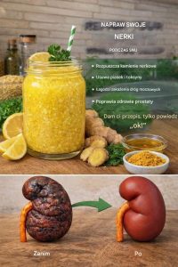 Naturalny napój na noc dla zdrowia nerek: przepis na cytrynę i imbir