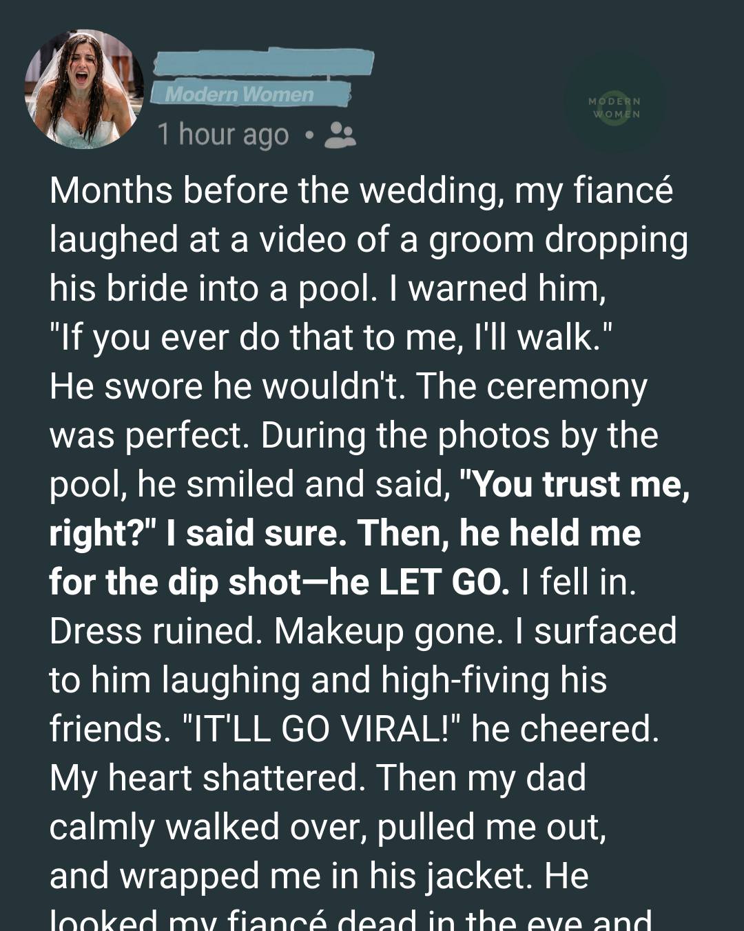 Wszystko było idealne na moim ślubie