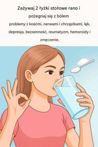 Wystarczą 2 łyżki stołowe rano i pożegnaj się z bólem!