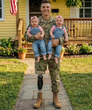 Wróciłem do domu z protezą nogi i odkryłem, że żona zostawiła mnie z naszymi nowo narodzonymi bliźniętami – a jednak karma dała mi szansę, by spotkać ją ponownie trzy lata później.  Zwykle o tym nie mówię, ale to, co się stało, wciąż wydaje się nierealne.  Mam 35 lat.  Wróciłem ze służby z protezą nogi i jedna myśl, która przez cały czas trzymała mnie przy życiu – moja żona, Mara, i nasze nowo narodzone bliźniaczki. … Zobacz więcej