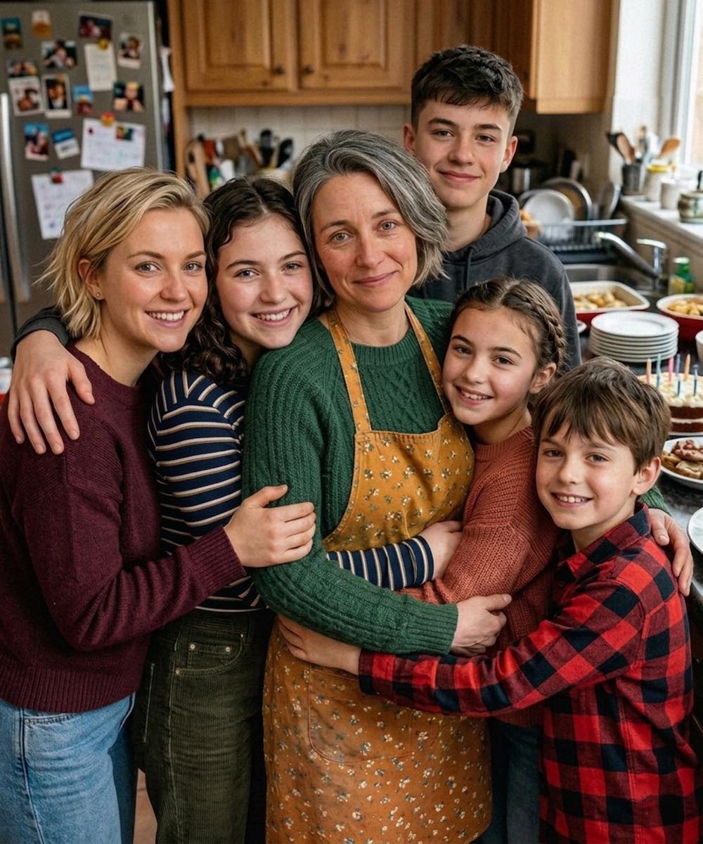 „Podczas 45. urodzin mojej mamy ojciec powiedział: »MINĘŁAŚ TERMIN WAŻNOŚCI« i wręczył jej papiery rozwodowe – rok później to ona śmiała się ostatnia.  Moja mama wychowała nas pięcioro.  Pięć ciąż. Pięć razy stawiała siebie na ostatnim miejscu.  Porzuciła swoje ciało, karierę, sen – wszystko – ponieważ mój ojciec zawsze chciał mieć „dużą rodzinę ” . Zobacz więce