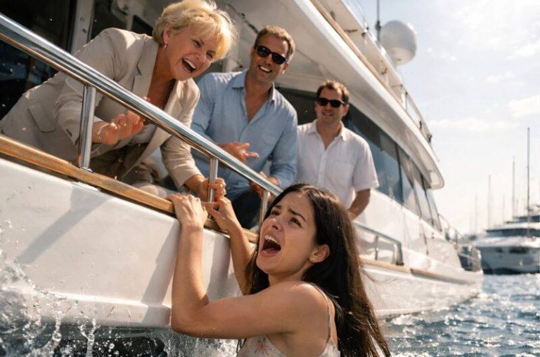 Ojciec mojego męża zepchnął mnie z jachtu wprost do morza i śmiali się ze mnie, a mój narzeczony nawet nie zakończył mi pomocy; byliby dostępni, że byliby dostępni tylko przez kelnerkę, ale nie mieli pojęcia, kim naprawdę jestem i do czego jestem zdolna.