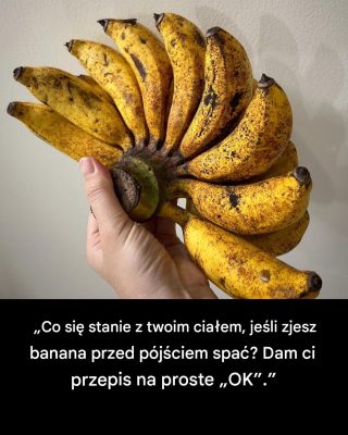 Co się dzieje z Twoim ciałem, gdy jesz banana przed snem?