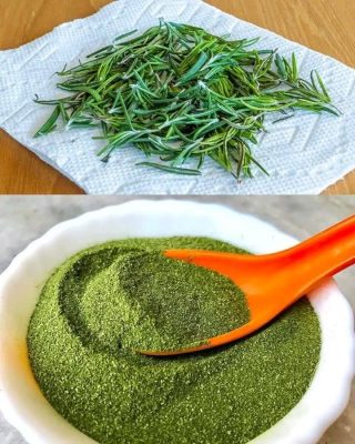 Ecco la mia polvere di rosmarino, ne basta un pizzico per trasformare le tue patate al forno o il tuo pollo in un piatto prelibato. Ti lascio la Ricetta completa nel primo commento :