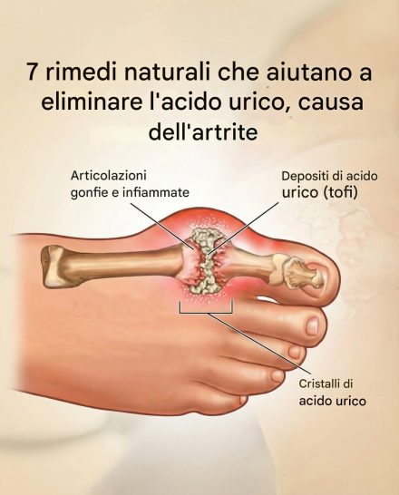7 rimedi naturali che aiutano a eliminare l'acido urico, causa dell'artrite (link nei commenti)
