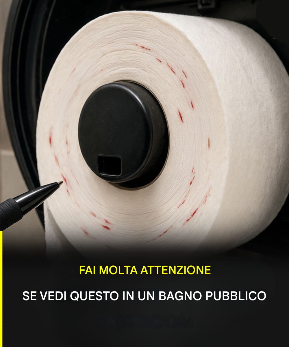 Fate molta attenzione se vi capita di entrare in un bagno pubblico e vedere questo... Vedi altro👇