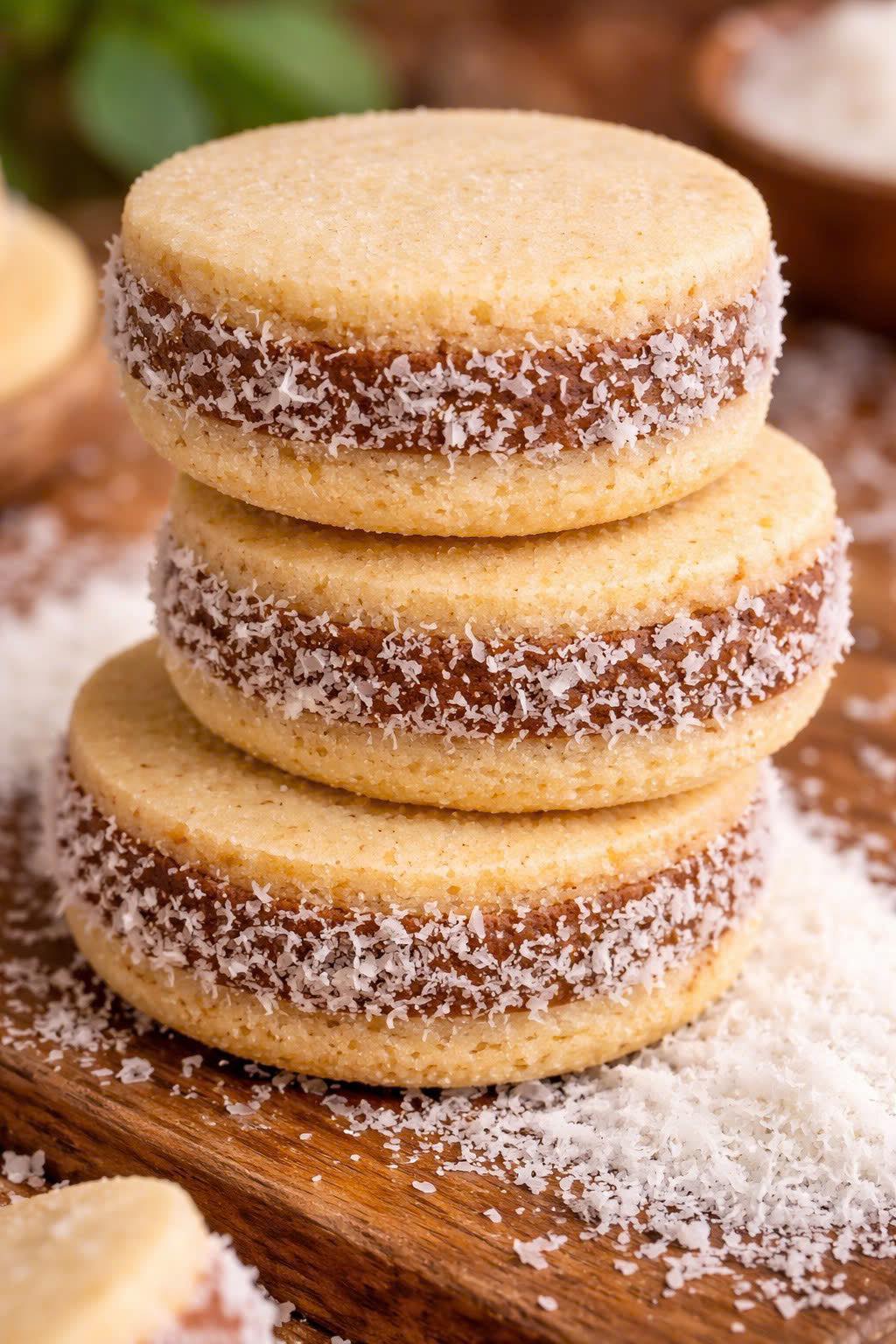 Alfajores de maicena con dulce de leche (receta tradicional fácil y suave)