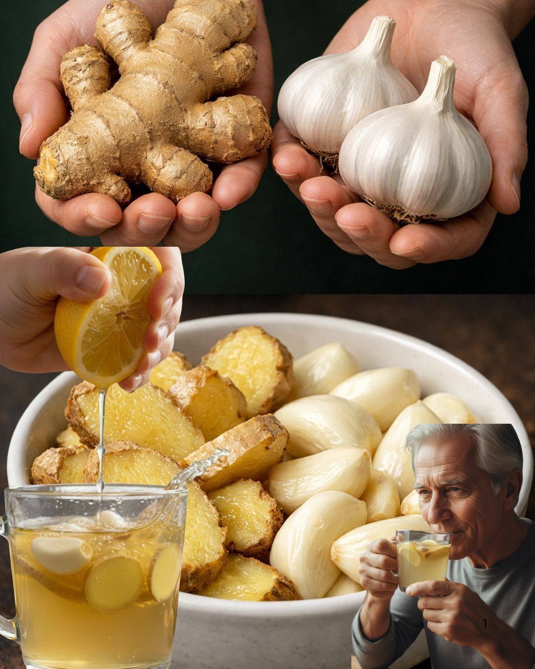 Il segreto per una buona salute: aglio e zenzero. Leggi il primo commento qui sotto 👇