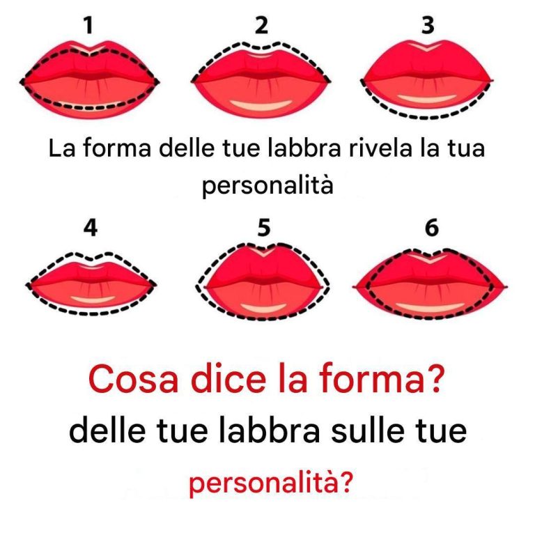 Cosa rivela la forma delle tue labbra sulla tua personalità