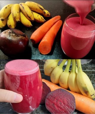 Carota, barbabietola e banana: la ricetta del succo della vita (una bevanda per la quale i membri educati ringraziano sempre!).