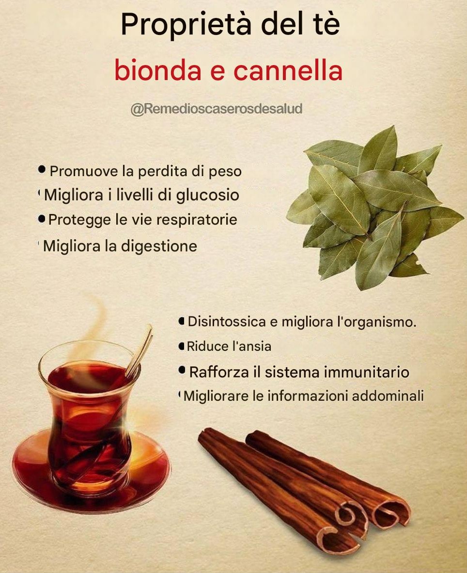 Tè di alloro e cannella