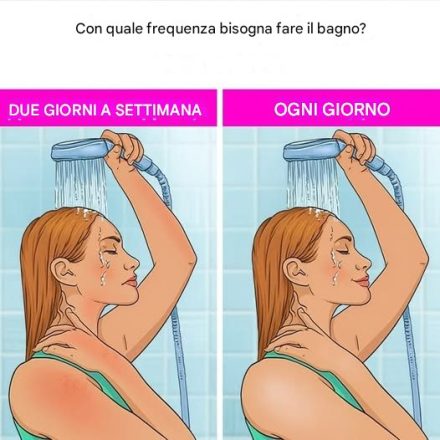 Quanto spesso dovresti lavarti davvero? Rimarrai sorpreso...👇👇👇