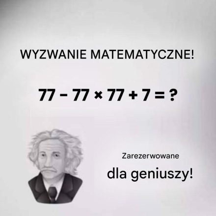 Czy potrafisz rozwiązać ten test bez kalkulatora?