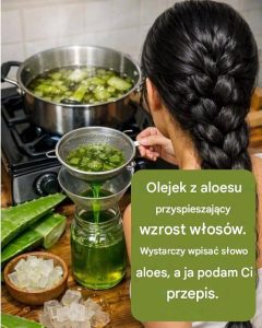 Zdrowe, mocne włosy nie tylko poprawiają wygląd, ale także odzwierciedlają ogólną kondycję skóry głowy. Jednak czynniki takie jak stres, dieta, nadmierne stosowanie produktów chemicznych czy genetyka mogą powodować osłabienie, wypadanie lub spowolnienie wzrostu włosów. Naturalną alternatywą, która zyskała popularność, jest stosowanie  olejku aloesowego , znanego ze swoich właściwości odżywczych i regenerujących.  Przygotowanie tego olejku w domu jest proste i pozwala w pełni wykorzystać zalety rośliny, przyczyniając się do wzmocnienia, zwiększenia blasku i poprawy zdrowia włosów.  Korzyści ze stosowania oleju aloesowego na włosy Aloes   zawiera enzymy, witaminy i minerały, które korzystnie wpływają na zdrowie skóry głowy i wzmacniają mieszki włosowe. Jego zalety to m.in .:  Stymuluje wzrost włosów : Poprawia krążenie krwi w skórze głowy, co pomaga odżywić mieszki włosowe.  Następny
