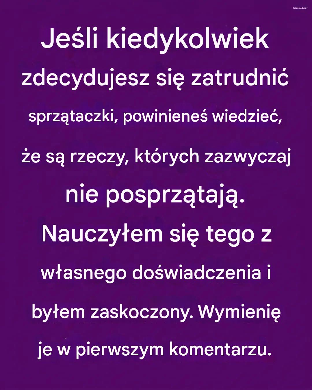 Czego nauczyłam się po zatrudnieniu profesjonalnych sprzątaczy
