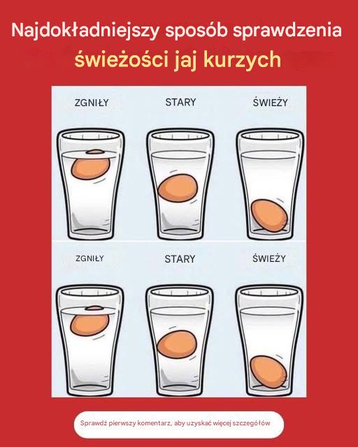 Test świeżości jajek Nany