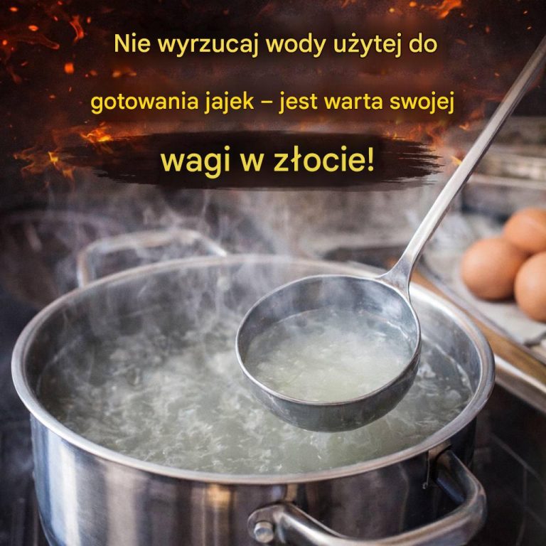 Co zrobić z wodą po ugotowaniu jajek