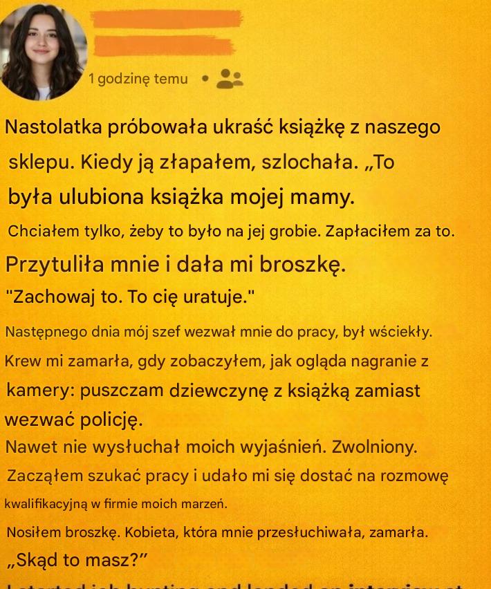 Zapłaciłam cenę za moją uprzejmość i straciłam pracę, ale broszka, którą dostałam później, zmieniła wszystko.
