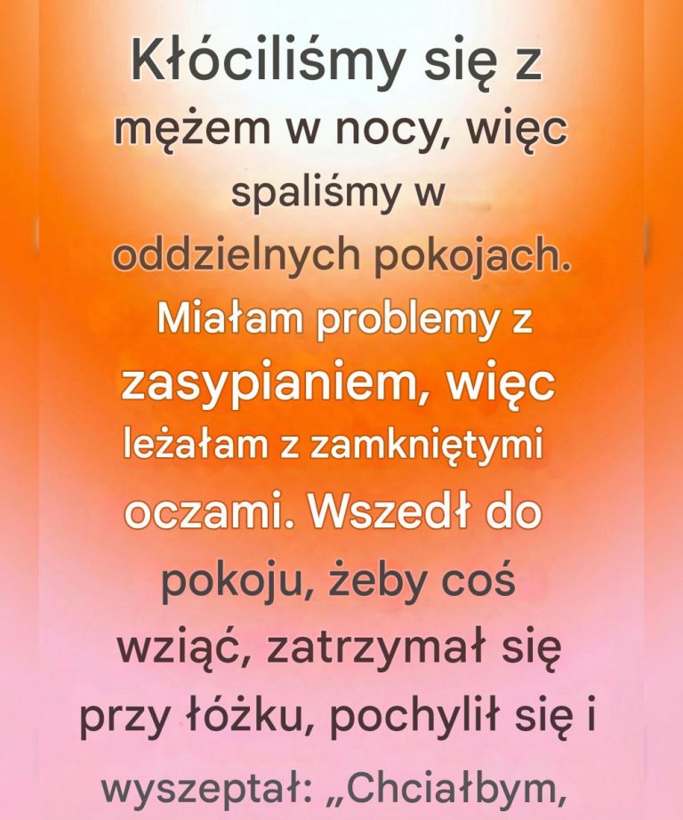 Jak jeden szept w nocy zmienił wszystko
