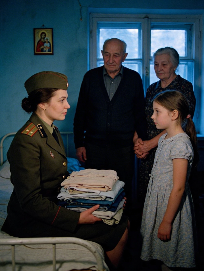 Upadła na kolana, a jej łzy mieszały się ze śniegiem. Coś w jej duszy pękło, a jednak uspokoiła się. To nie był sen, to nie była halucynacja. To był jej syn, który przyszedł, by dać jej znak, że żyje, że ma się dobrze i że jej wybaczył.  W ciągu następnych dni kobieta zaczęła pisać. Spisywała wszystko na papierze: burzliwą noc, zmęczonego mężczyznę, dziecko w kocu i zdjęcie. Czuła, że ​​musi wszystko zapisać, żeby nie zapomnieć.  Sąsiedzi często widywali ją wyglądającą przez okno, jakby na kogoś czekała. Kiedy ją pytali, uśmiechała się lekko i mówiła tylko:  — Może kiedyś wróci. Ale jeśli nie, to przynajmniej wiem, że on tam jest, gdzieś tam, z czystą duszą.  I za każdym razem, gdy padał śnieg, kobieta otwierała furtkę i zostawiała na progu kubek ciepłego mleka. Dla niego. Dla dziecka, które pewnej zimowej nocy przywróciło życie jej sercu.historii w pierwszym komentarzu pod zdjęciem