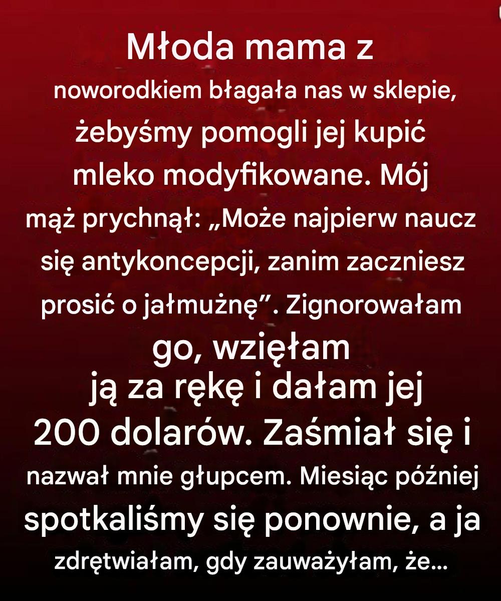 Kiedy prosty dobry uczynek wywołał trwały wpływ