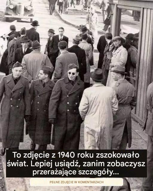 Szczegół na ZDJĘCIU z 1940 ROKU, który nadal wszystkich zadziwia.