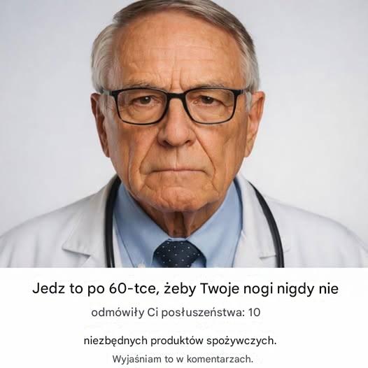 Zalecane produkty spożywcze po 60. roku życia, które pomagają utrzymać siłę i sprawność nóg